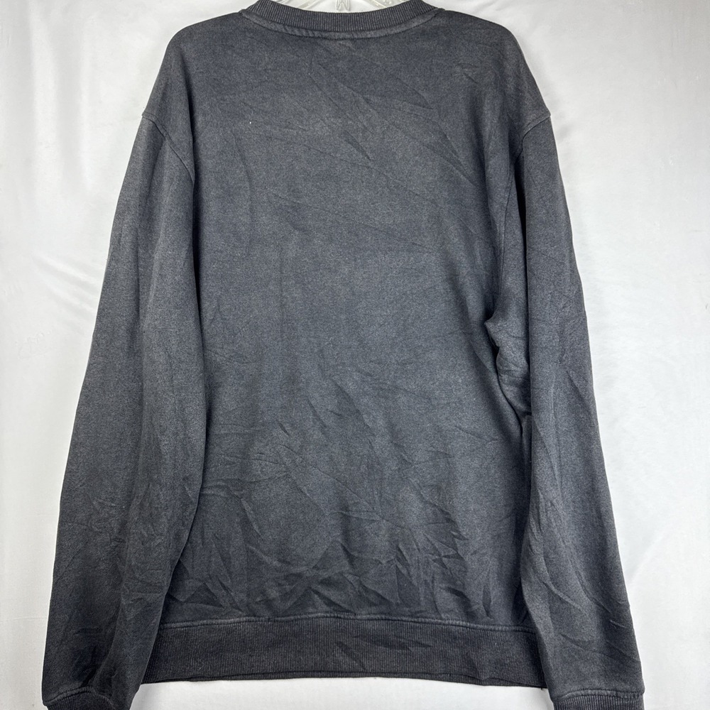 NBA Miami Heat Mens XL Crewneck Sweatshirt Charcoal Pullover Basketball Fleece - Picture 2 of 6